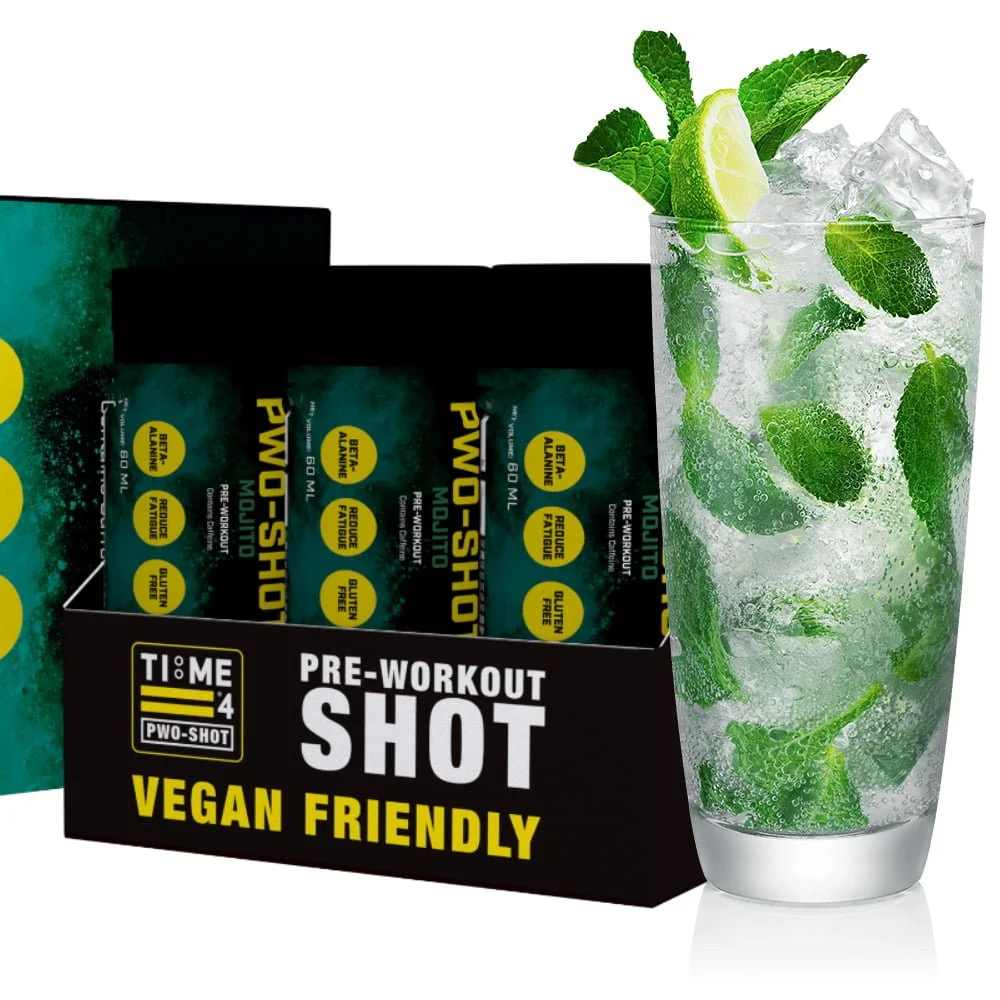 time 4 preworkout shot mojito